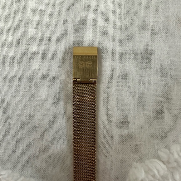 Ted Baker London Mesh Strap Gold Watch - Picture 4 of 10
